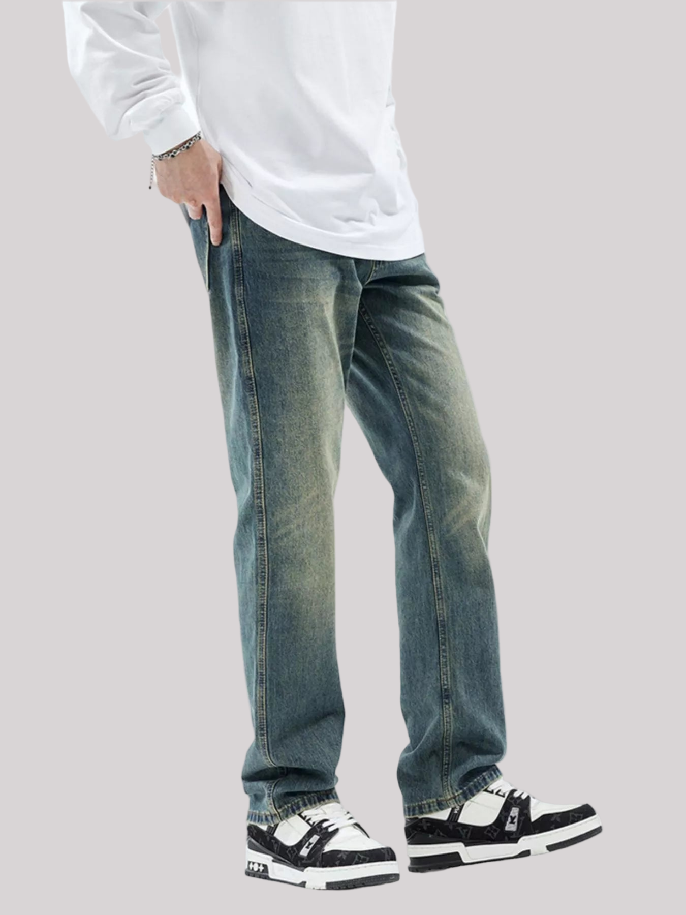 Straight Leg Jeans
