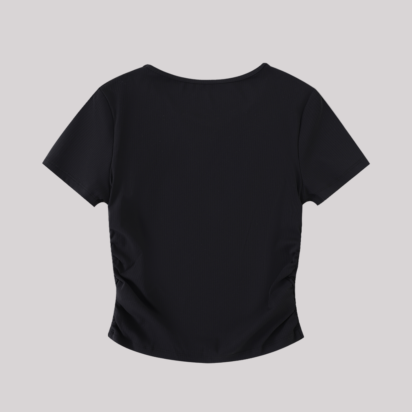 Ruched Bodycon Crop Top