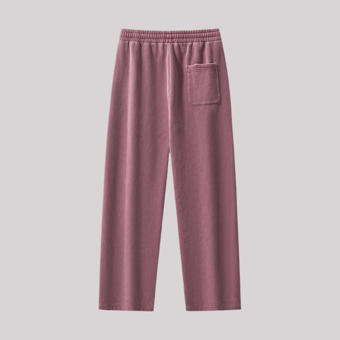 Frayed Enzyme Washed Fleece Sweatpants