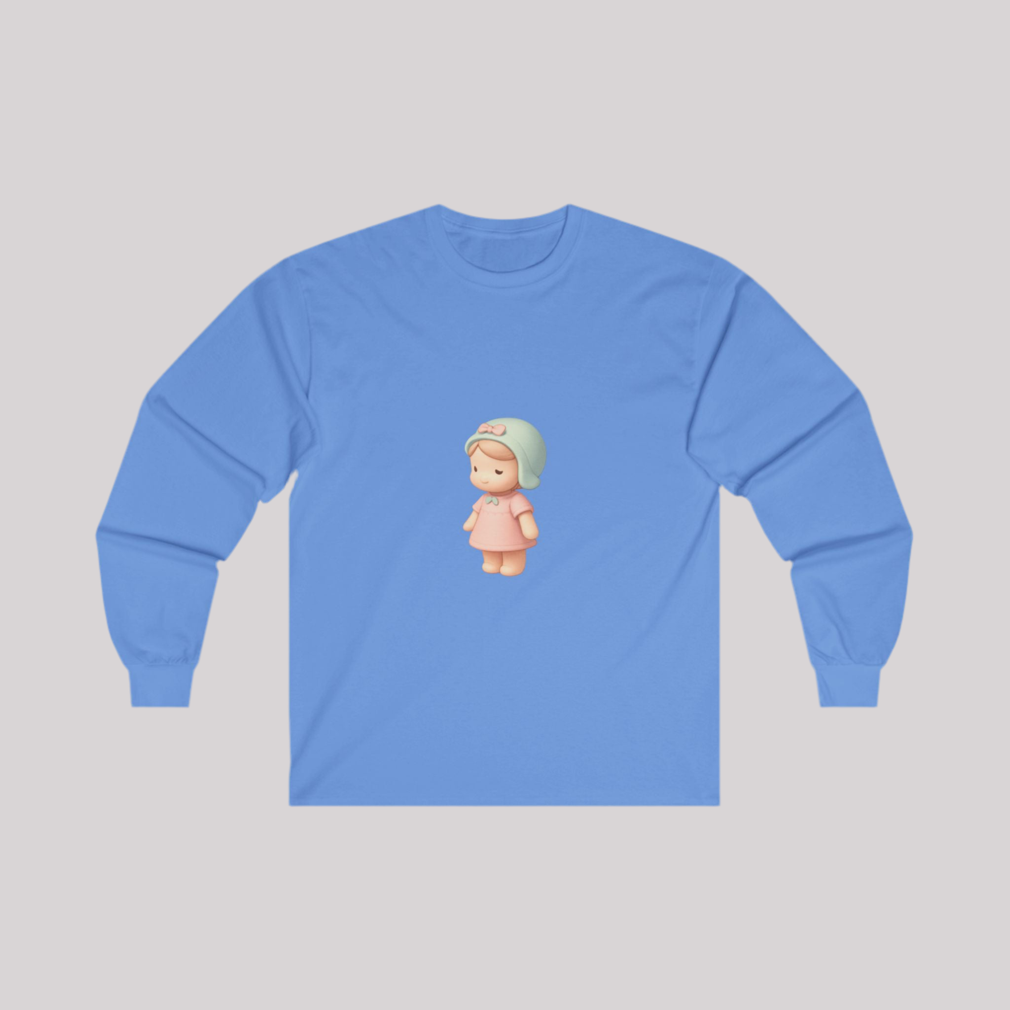 Cute Vintage Doll Long Sleeve Nostalgic Fashion