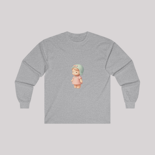Cute Vintage Doll Long Sleeve Nostalgic Fashion