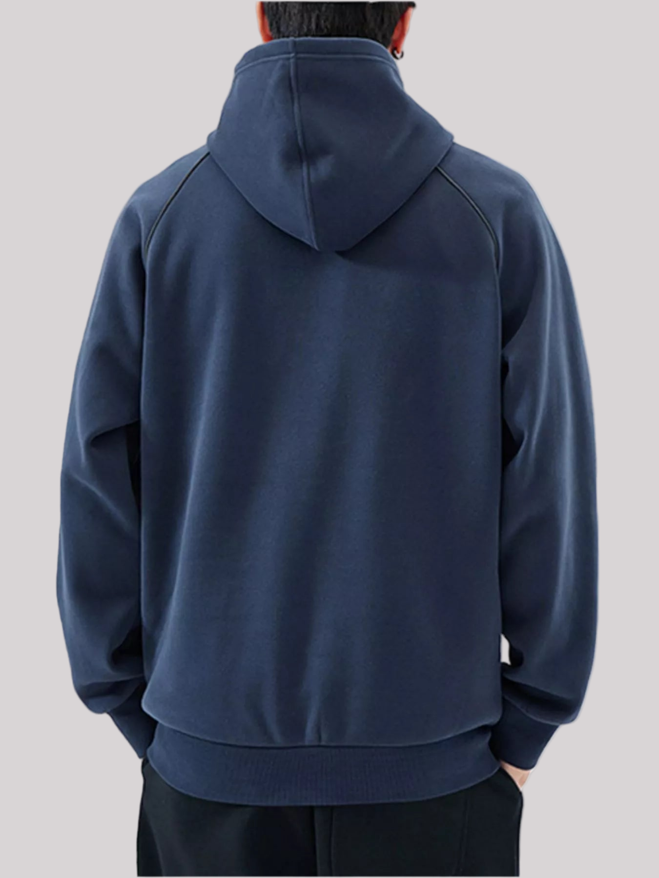 Kangaroo Pocket Raglan Sleeve Hoodie
