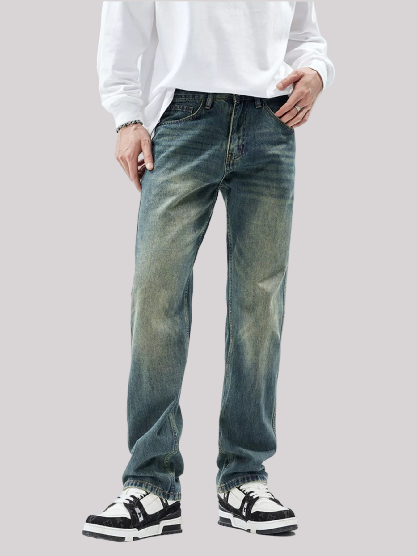 Straight Leg Jeans