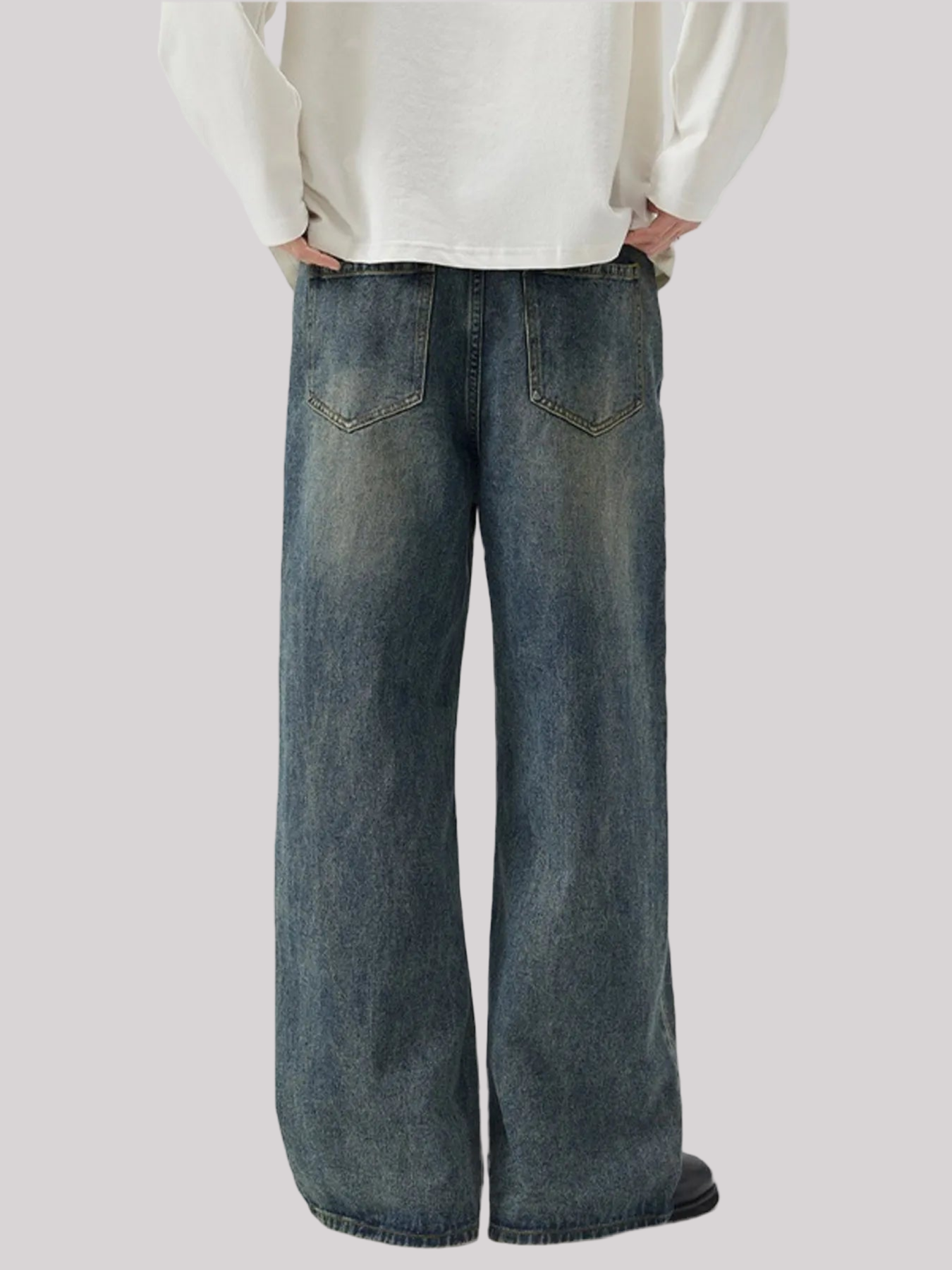 Wide Leg Relaxed Fit Jeans