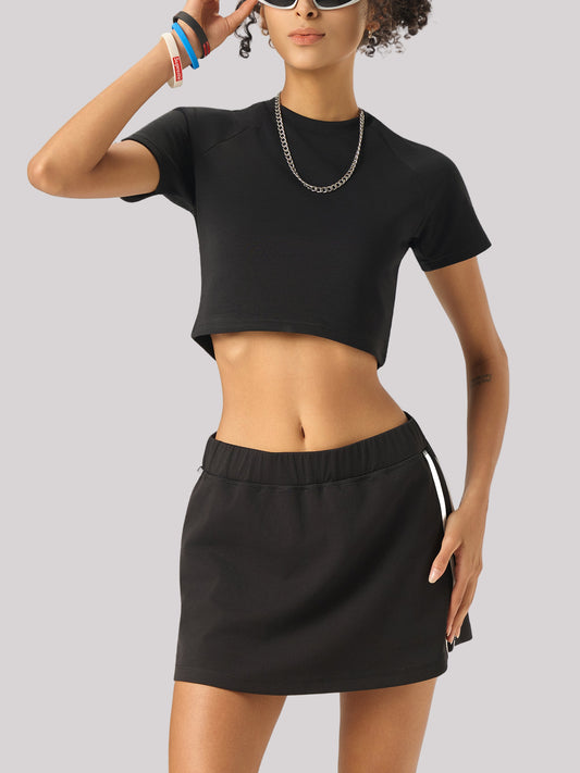Taped Cooling Performance Crop Top